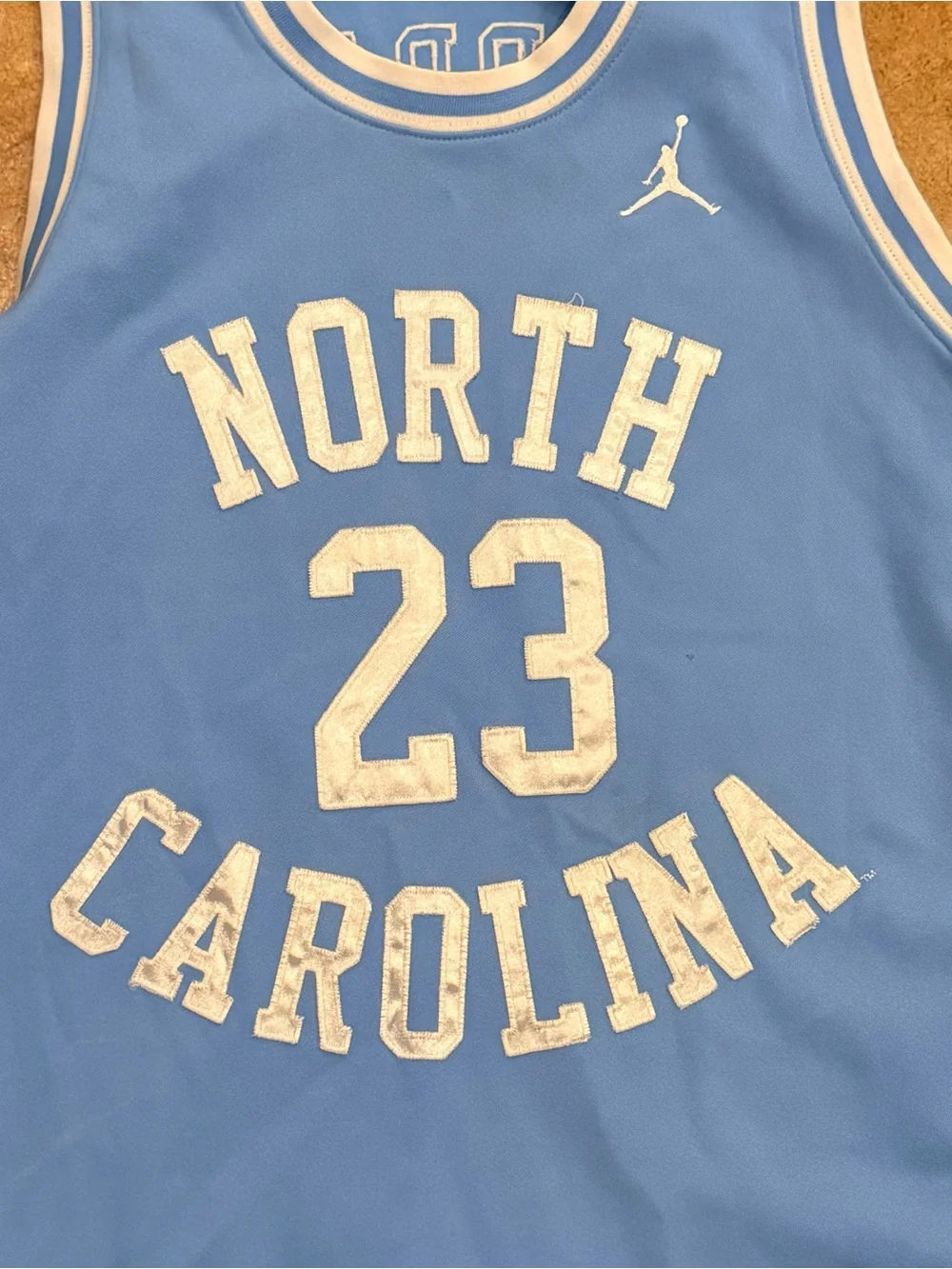 Michael Jordan UNC Nike North Carolina Tar Heels Authentic Jersey Sz M VTG Y2K